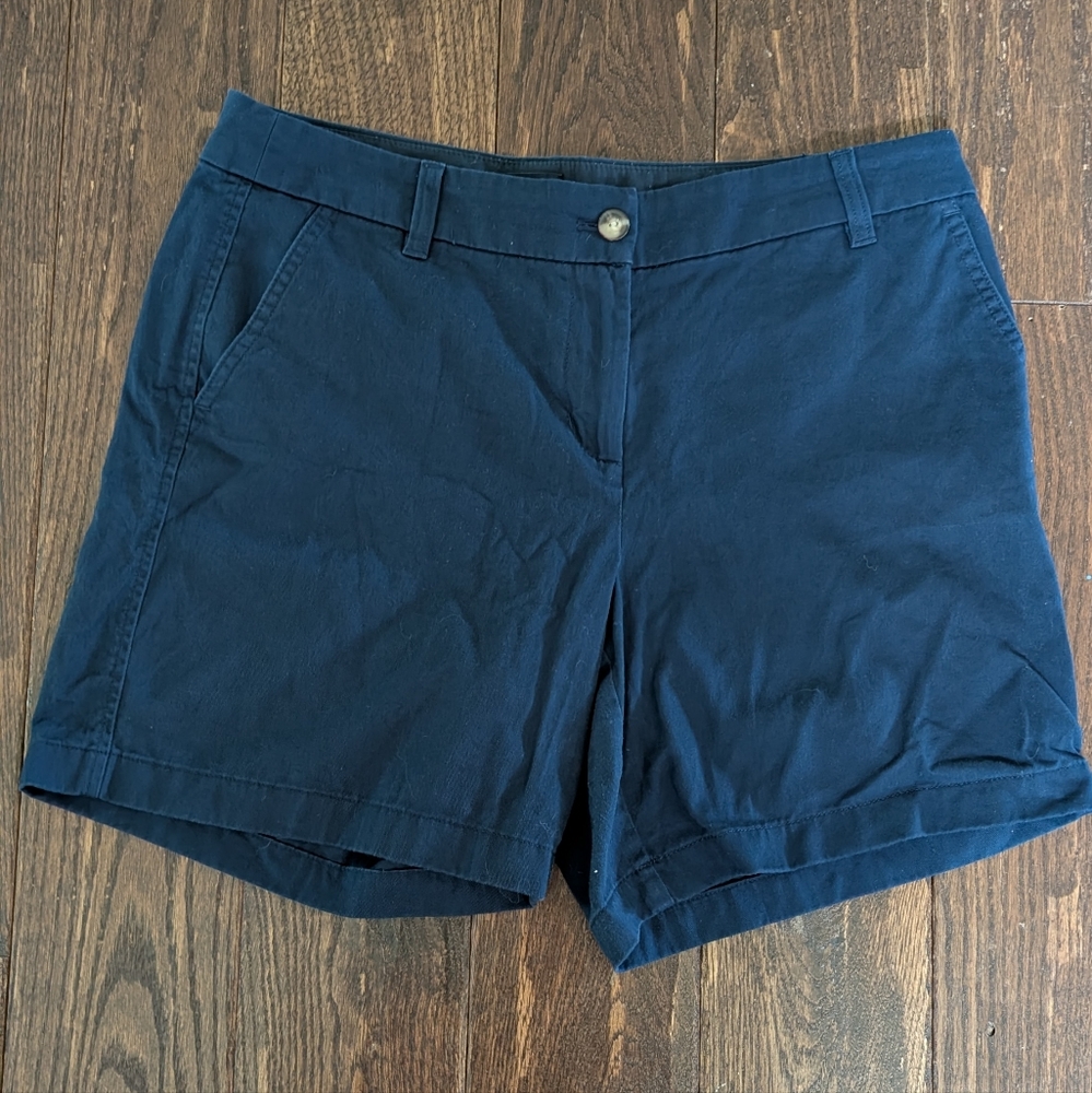 J.Crew Cotton Navy Blue Shorts